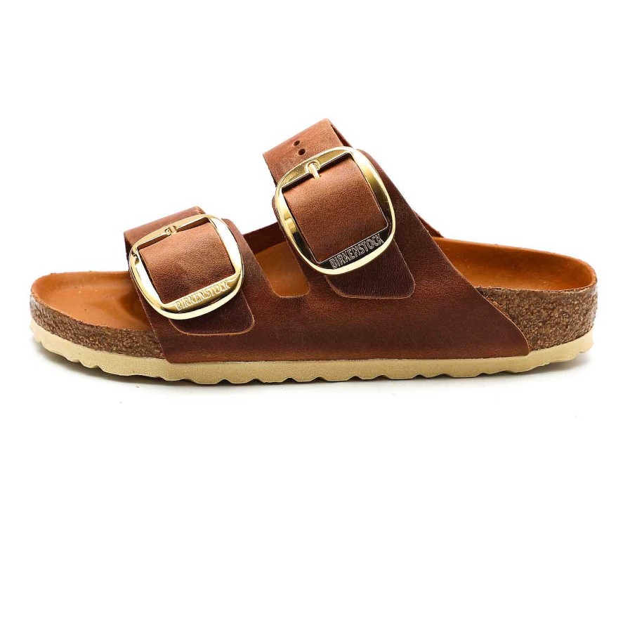 Woman birkenstock | Birkenstock Arizona Big Buckle Cognac