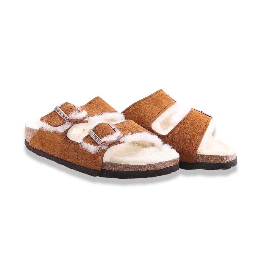 Woman birkenstock | Birkenstock Arizona Shearling Mink