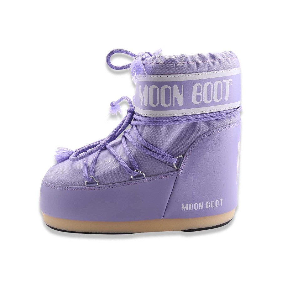 Woman moon boot | Moon Boot Icon Low Nylon Lilac