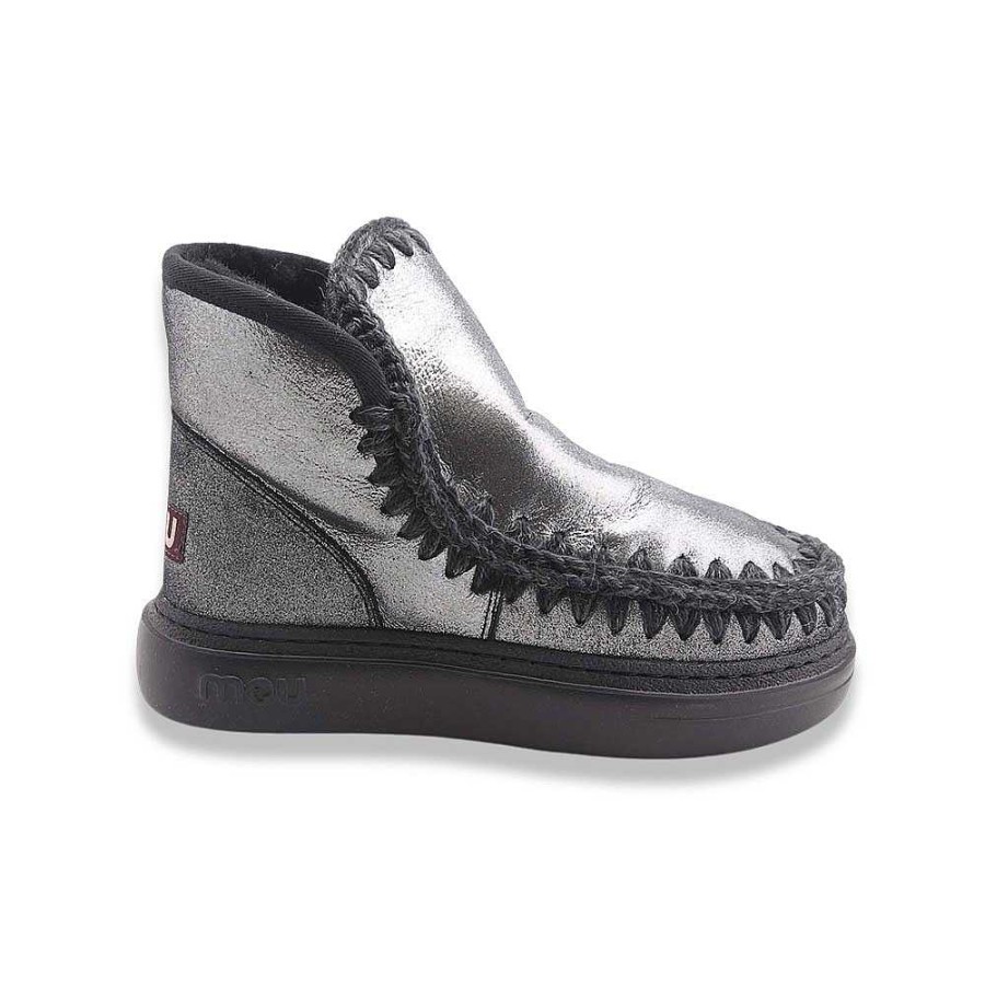 Woman mou | Mou Eskimo Sneaker Bold Black Silver