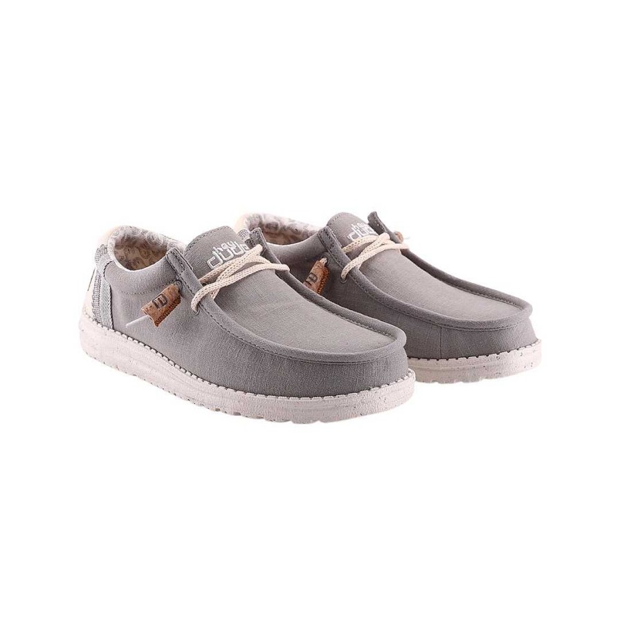 Woman Dude | Hey Dude Wally Break Stitch Grey