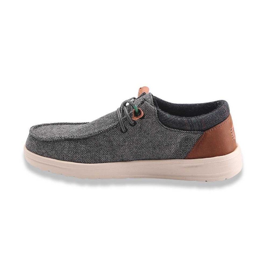 Man Dude | Dude Wally Grip Wool Charcoal