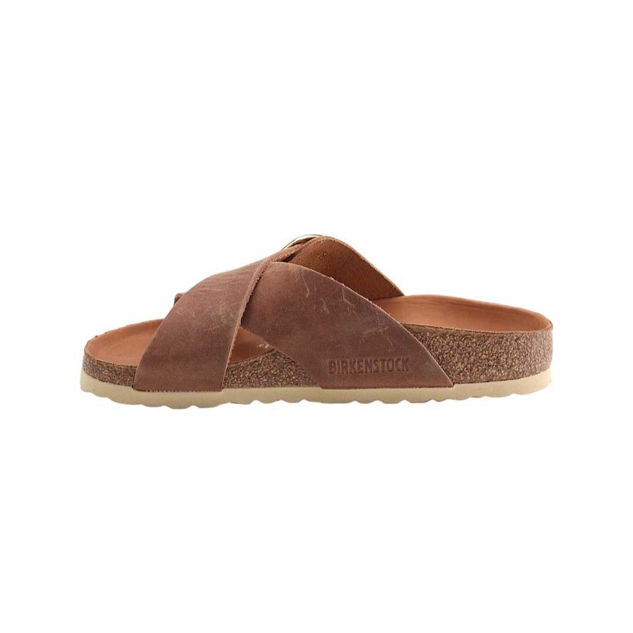 Woman birkenstock | Birkenstock Siena Big Buckle Cognac