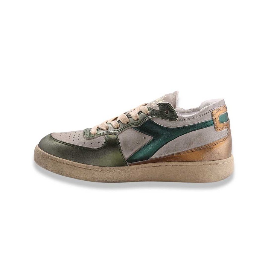 Woman diadora | Diadora Heritage Basket Row Cut Metal Beige Oyster