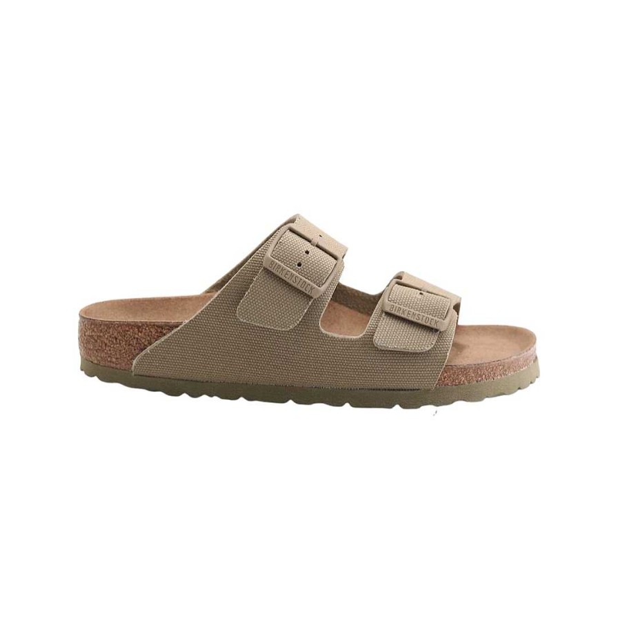 Woman birkenstock | Birkenstock Arizona Vegan Rivet Logo Khaki