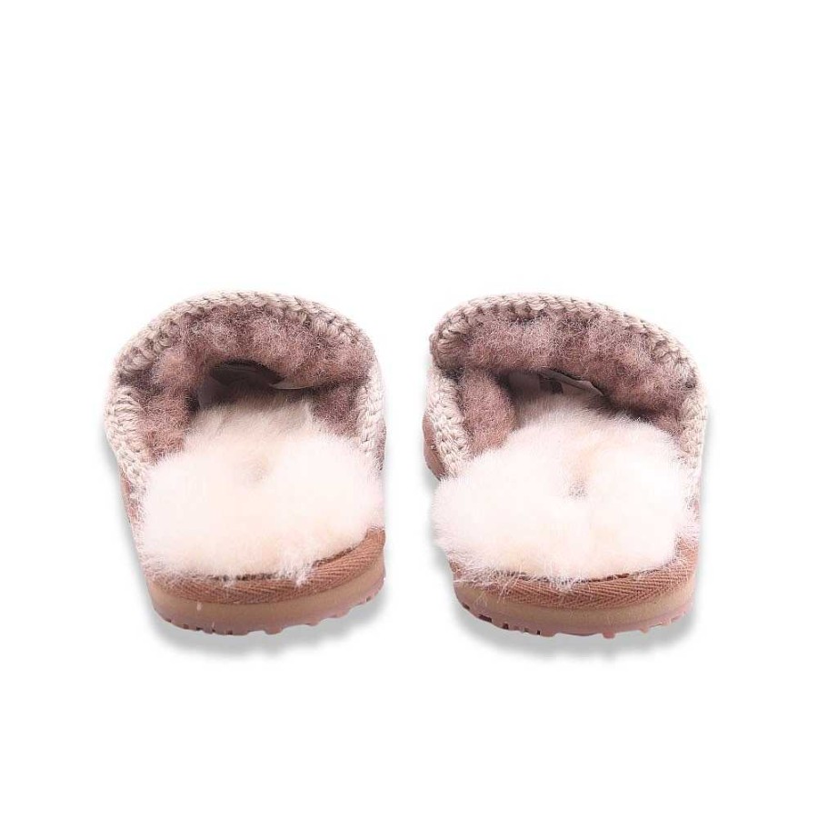 Woman mou | Mou Slipper Full Eskimo Pink Brown