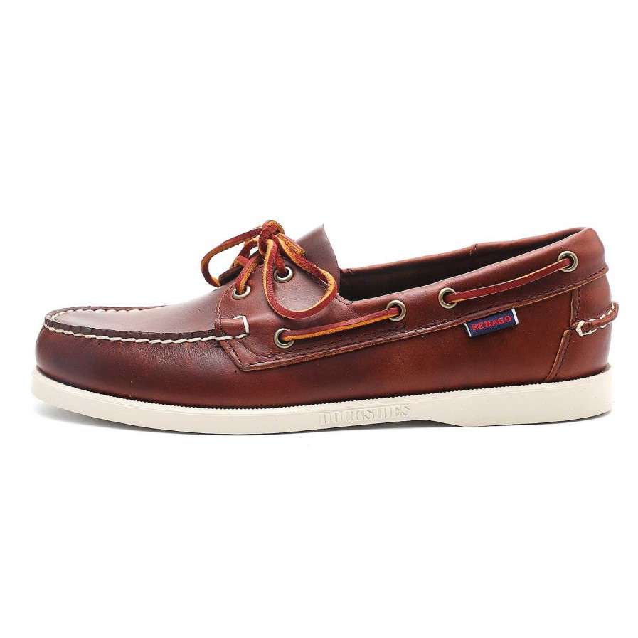 Man sebago | Sebago Dockside Portland Brown