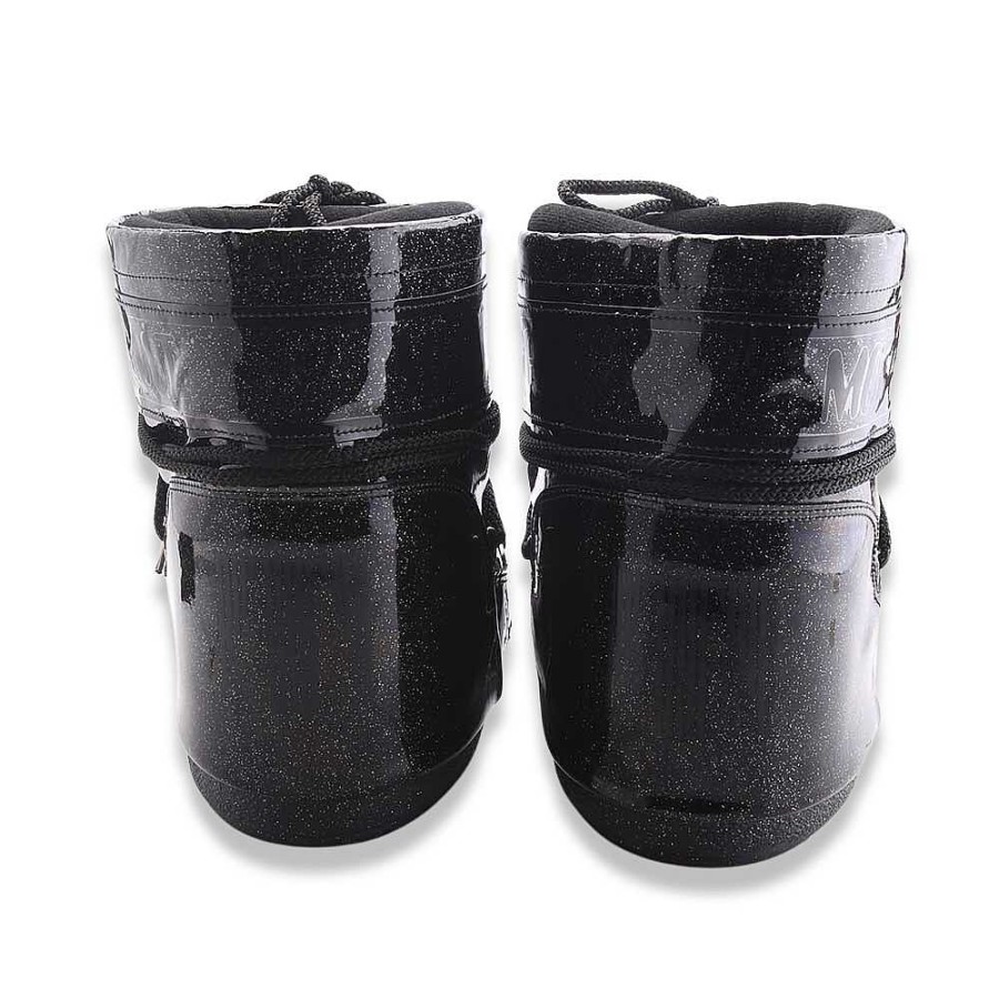 Woman moon boot | Moon Boot Icon Low Glitter Black