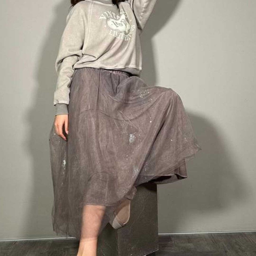 Clothing tensione in | Voltage In Skirt So225 Taupe