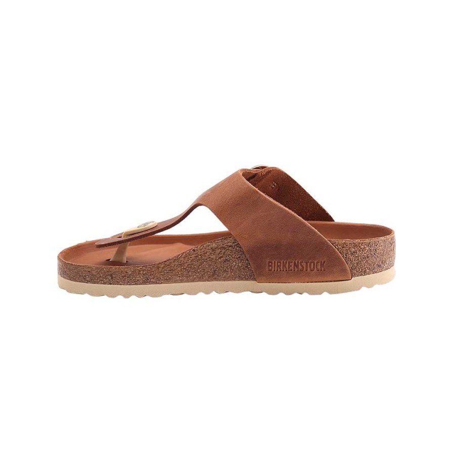 Woman birkenstock | Birkenstock Gizeh Big Buckle Cognac