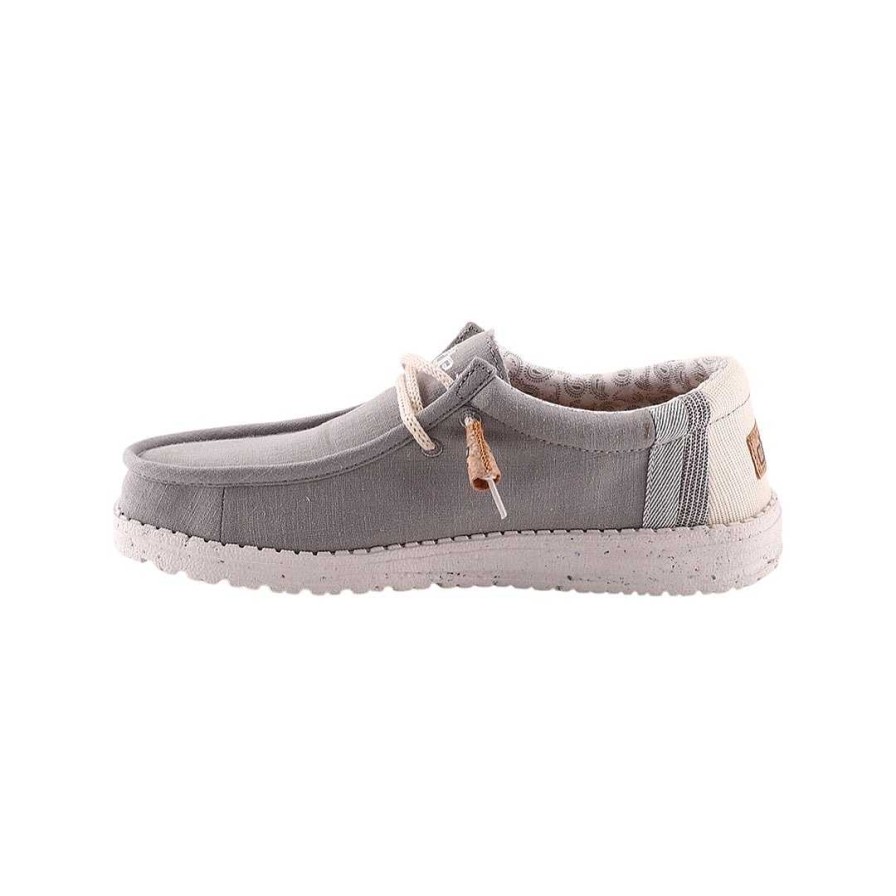 Woman Dude | Hey Dude Wally Break Stitch Grey