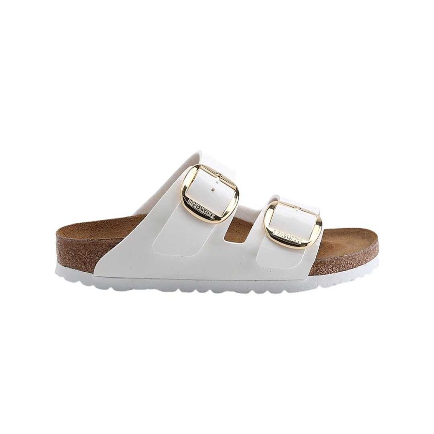 Woman birkenstock | Birkenstock Arizona Big Buckle Patent White