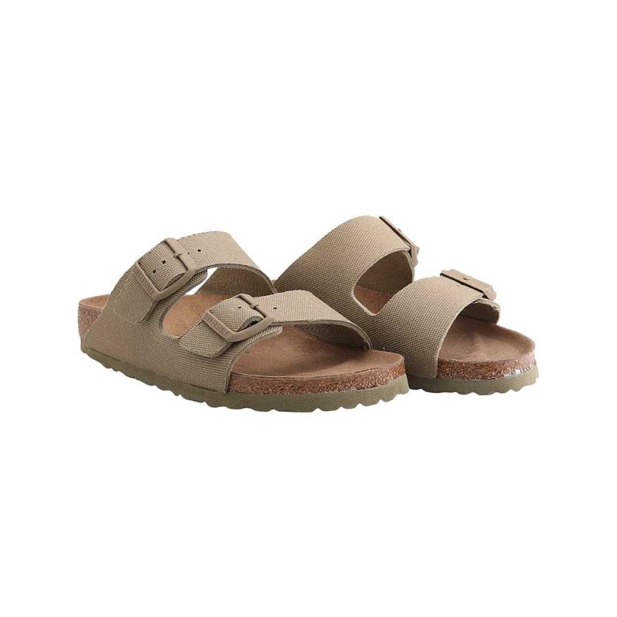 Woman birkenstock | Birkenstock Arizona Vegan Rivet Logo Khaki