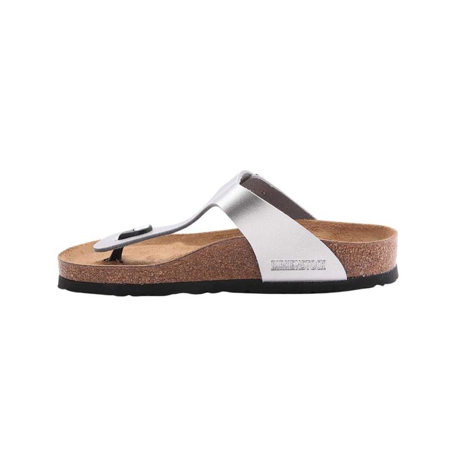 Woman birkenstock | Birkenstock Gizeh Bs Silver